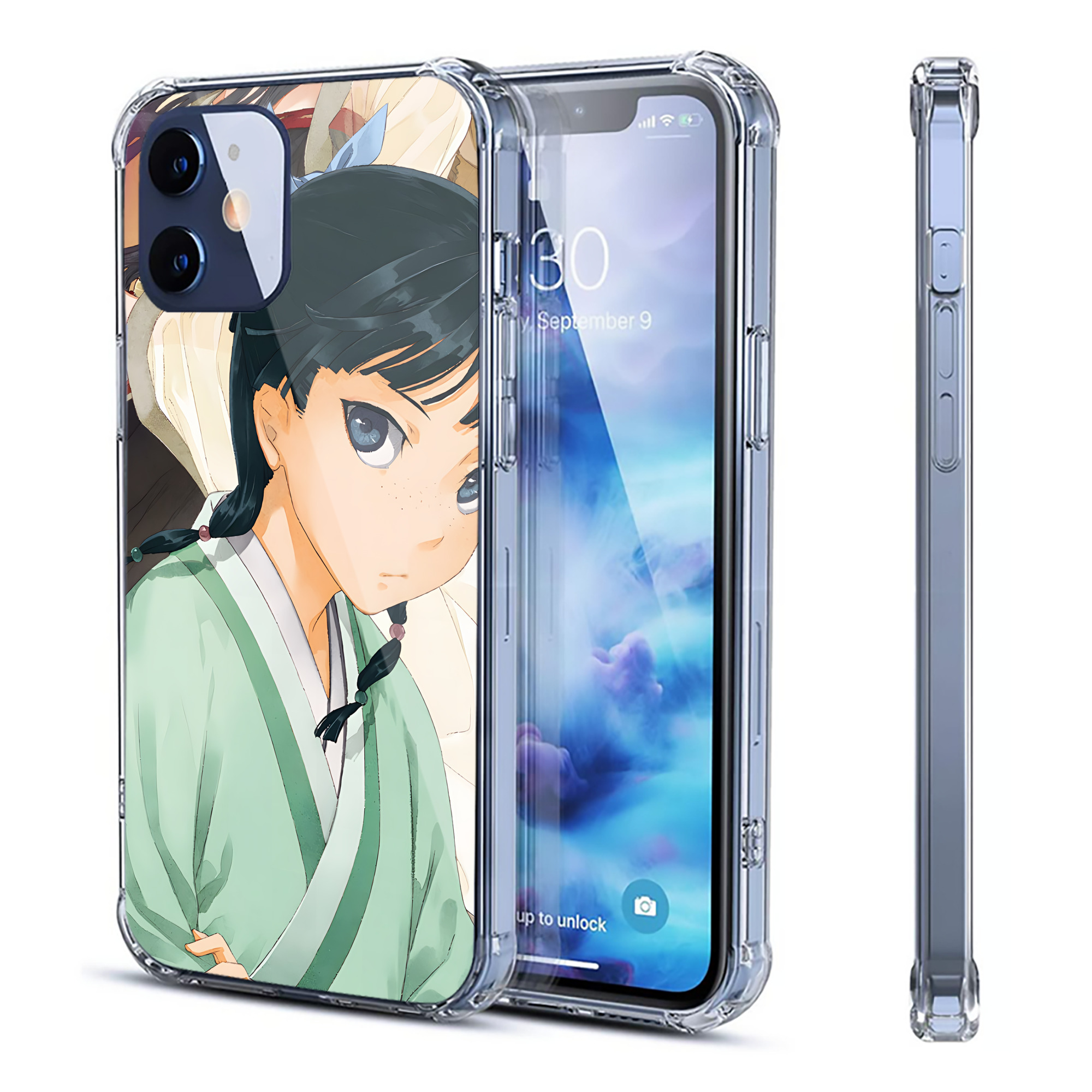 （画像用） 薬屋のひとりごと The Apothecary Diaries 【iPhone 12シリーズ対応】透明スマホケース（クリアソフトケース）